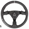 Super ATV ASSAULT INDUSTRIES UNIVERSAL NAVIGATOR LEATHER UTV STEERING WHEEL