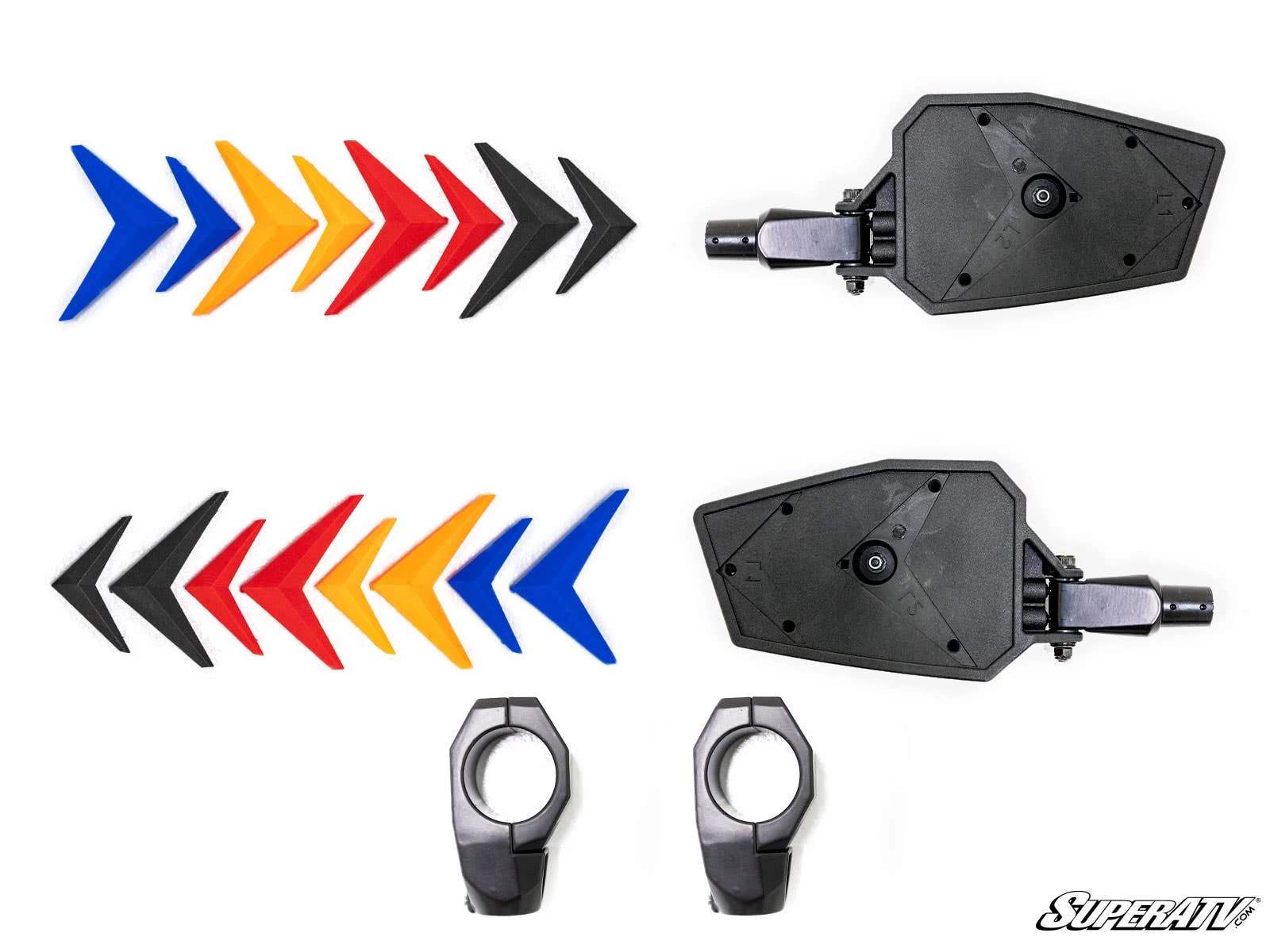 Super ATV POLARIS SEEKER SIDE VIEW MIRRORS - Image 4