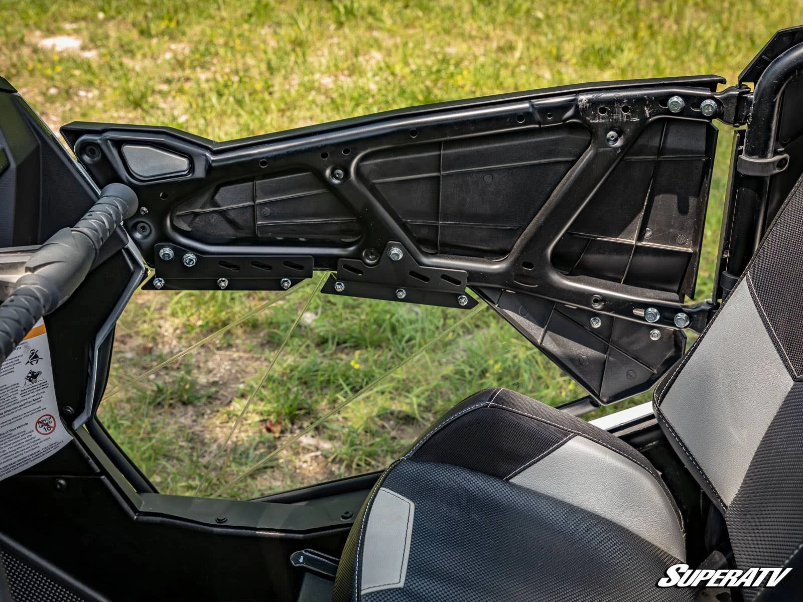 Super ATV POLARIS RZR S4 900 CLEAR LOWER DOORS - Image 3