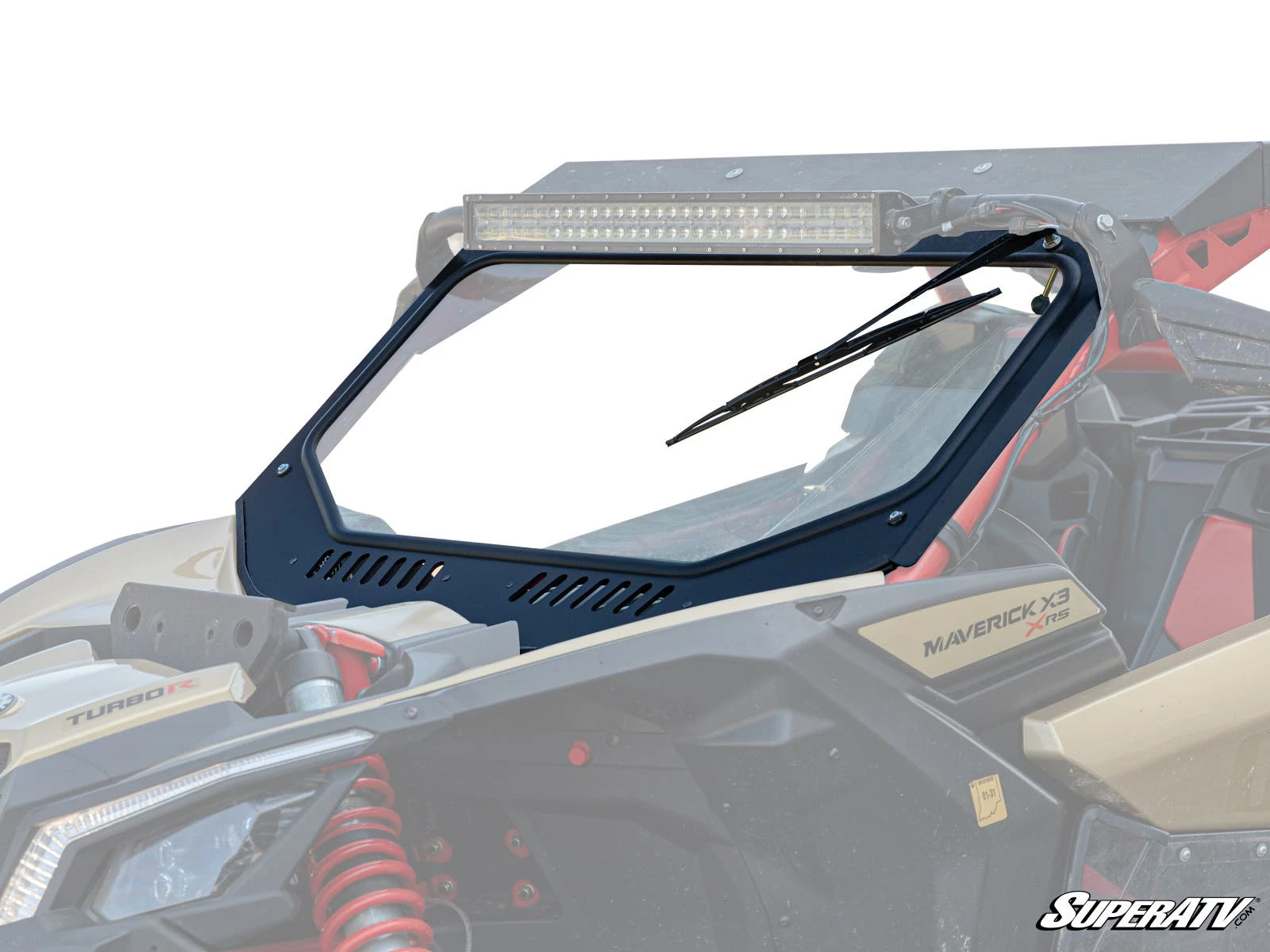 Super ATV CAN-AM MAVERICK X3 GLASS WINDSHIELD