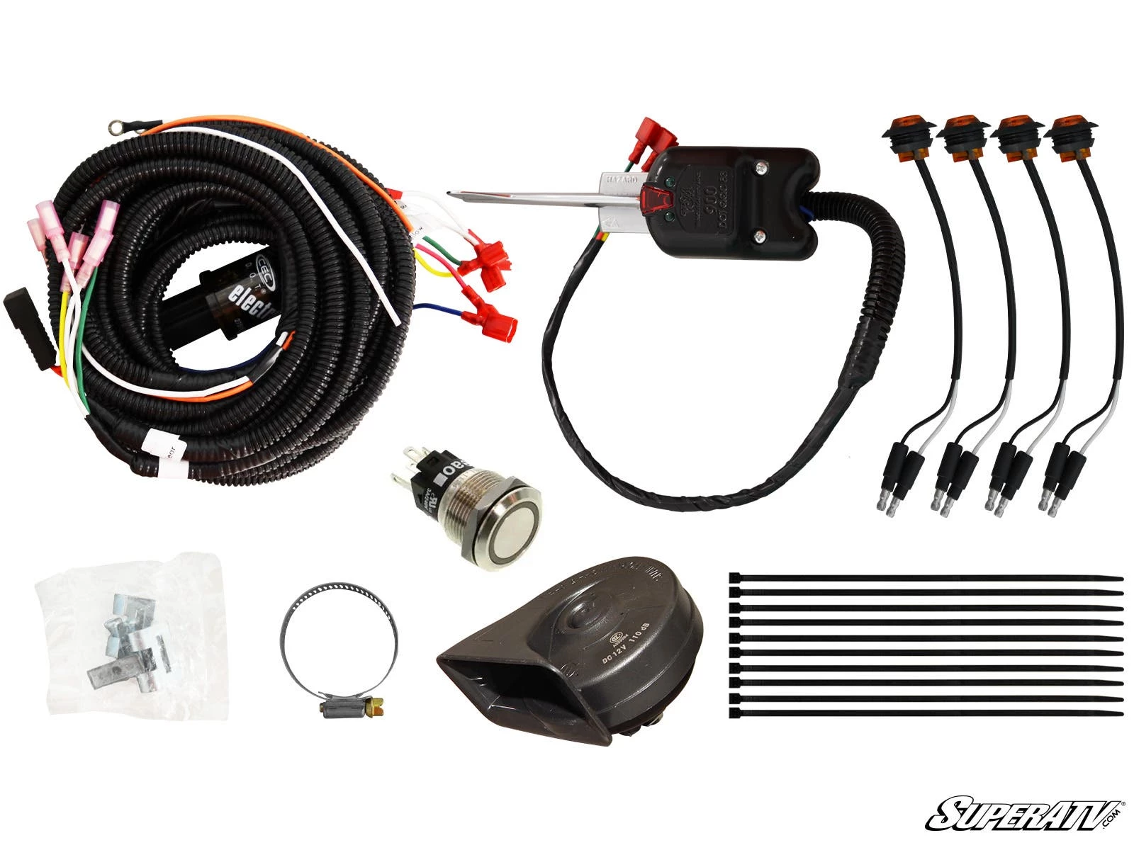 Super ATV POLARIS RANGER XP 570 PLUG & PLAY TURN SIGNAL KIT - Image 9