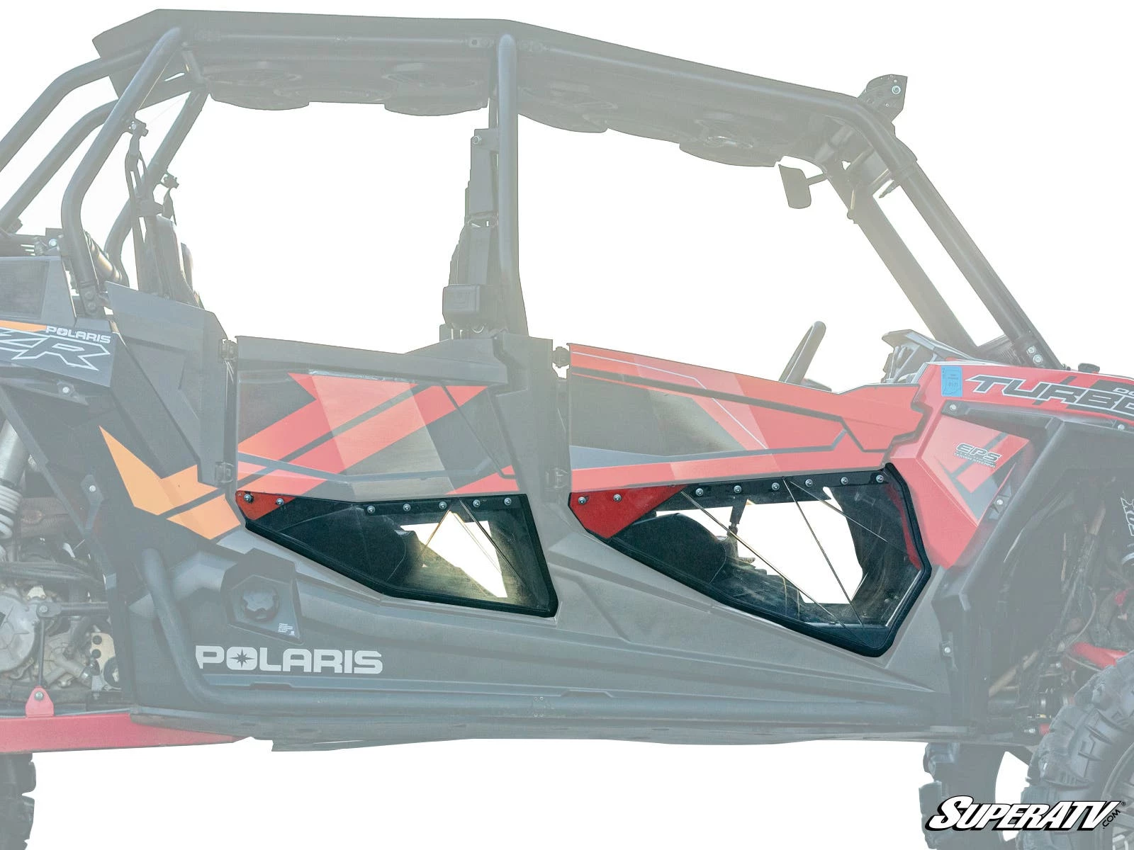 Super ATV POLARIS RZR S4 900 CLEAR LOWER DOORS - Image 36