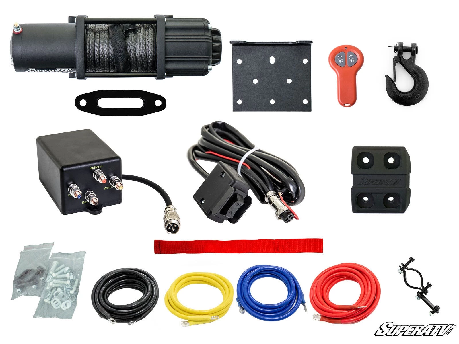 Super ATV POLARIS RZR S 1000 WINCH MOUNTING PLATE - Image 14