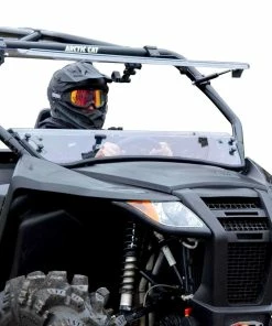 Super ATV ARCTIC CAT WILDCAT TRAIL SCRATCH RESISTANT FLIP WINDSHIELD