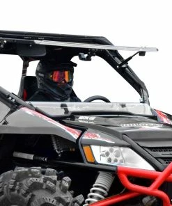 Super ATV ARCTIC CAT WILDCAT SCRATCH RESISTANT FLIP WINDSHIELD