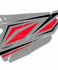 Pro Armor 2019 RZR XP1K Turbo Stealth Door Graphic Ghost Grey Dynamix