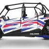 Pro Armor 2019 RZR XP4 Turbo Traditional Door Graphic White Lightning LE