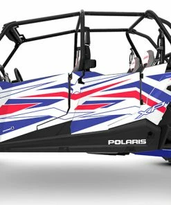 Pro Armor 2019 RZR XP4 Turbo Traditional Door Graphic White Lightning LE